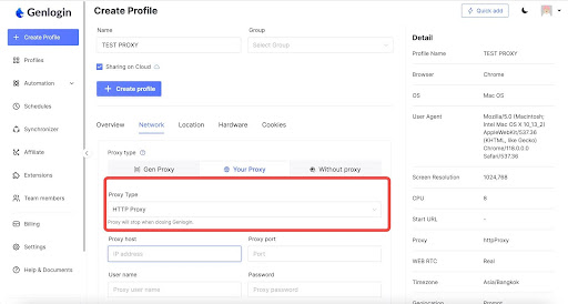 Select Bright Data Proxies: